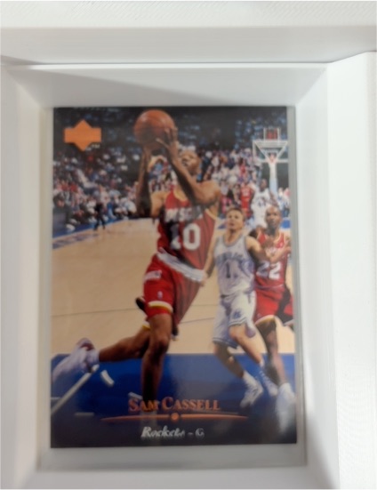 1995-96 Upper Deck #123 Sam Cassell Houston Rockets — front
