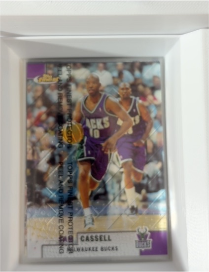 1999-00 Topps Finest #210 Sam Cassell — front