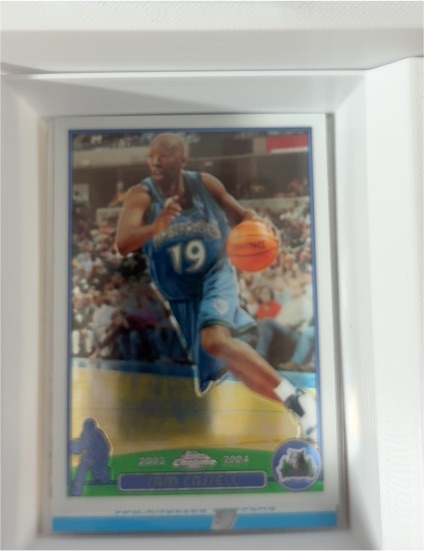 2003-04 Topps Chrome #40 Sam Cassell — front