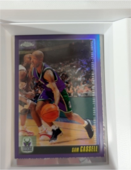 2000-01 Topps Chrome #7 Sam Cassell — front