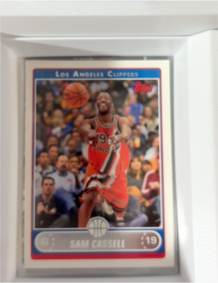 2006-07 Topps #130 Sam Cassell — front