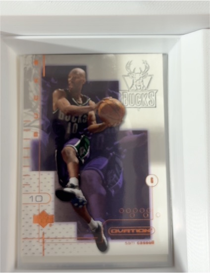 2001-02 Upper Deck Ovation #10 Sam Cassell — front