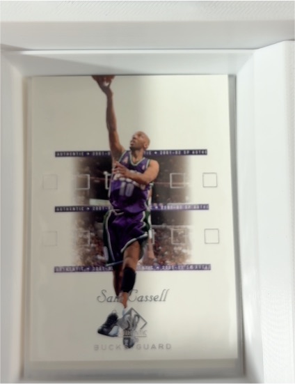 2001-02 SP Authentic #50 Sam Cassell — front