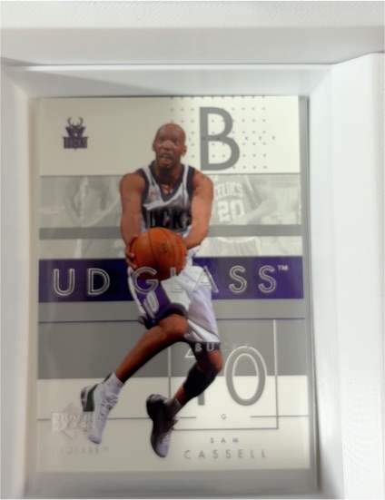 2002-03 UD Glass #45 Sam Cassell — front