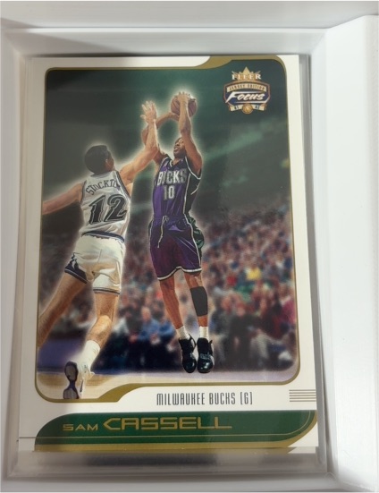2001-02 Fleer Focus #50 Sam Cassell — front