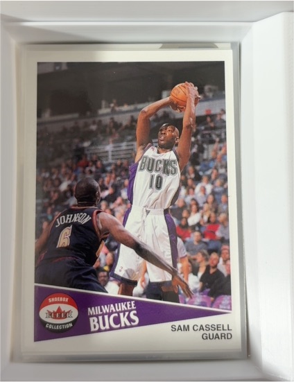 2001-02 Fleer Shoebox #77 Sam Cassell — front