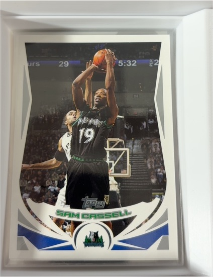 2004-05 Topps #205 Sam Cassell — front
