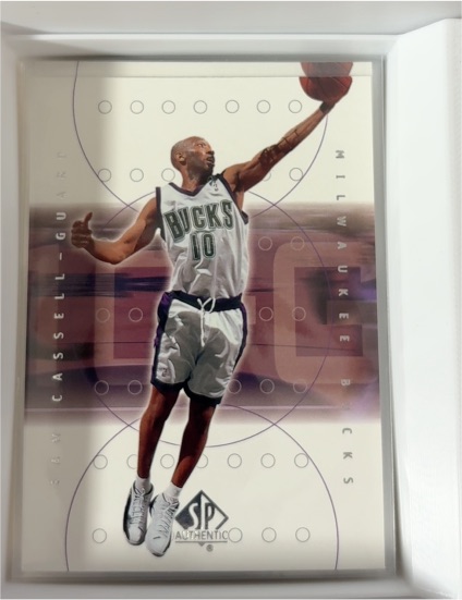2000-01 SP Authentic #47 Sam Cassell Milwaukee Bucks — front