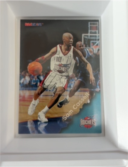 1996-97 Hoops #59 Sam Cassell Houston Rockets — front