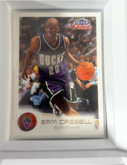 1999-00 Fleer Focus #46 Sam Cassell — front