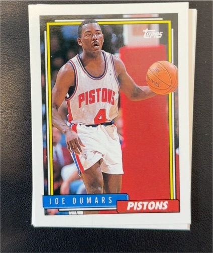1992-93 Topps #347 Joe Dumars — front