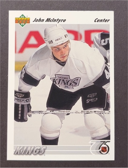 1991-92 Upper Deck #218 John McIntyre — front