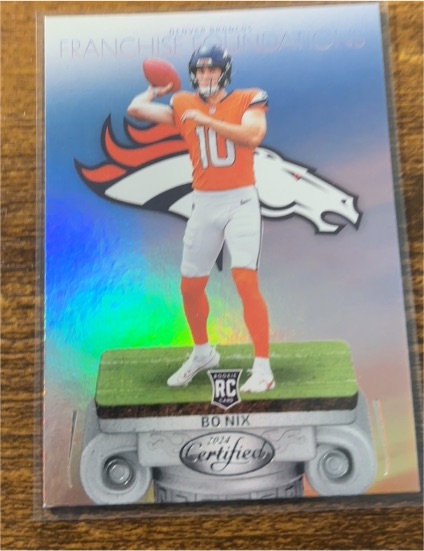 2024 Panini Certified #8 Bo Nix Franchise Foundations — front