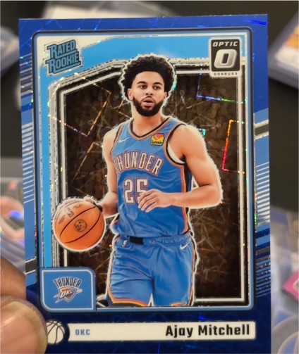 2024-25 Donruss Optic #274 Ajay Mitchell — front