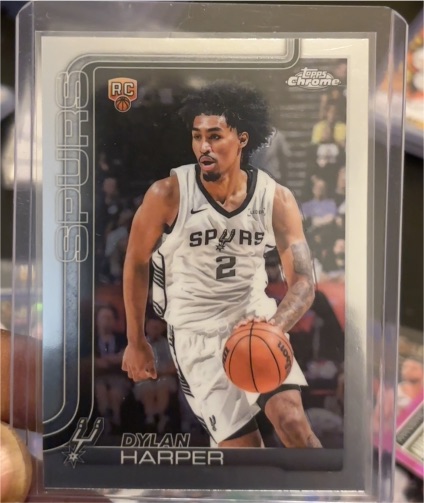 2025-26 Topps Chrome #202 Dylan Harper — front