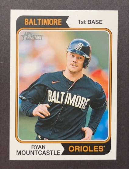 2023 Topps Heritage #670 Ryan Mountcastle — front
