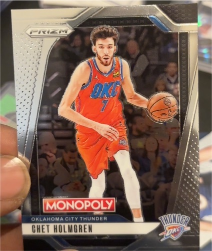 2024-25 Panini Prizm Monopoly #80 Chet Holmgren — front