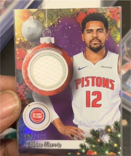 2025-26 Topps Holiday #PR-TH Tobias Harris — front