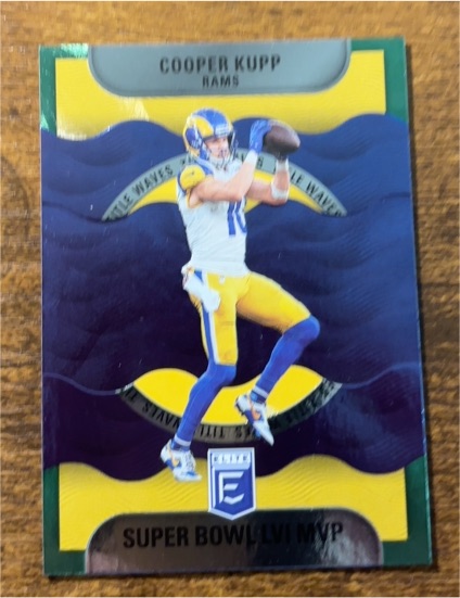 2022 Panini Donruss Elite Title Waves Green #TW2 Cooper Kupp — front
