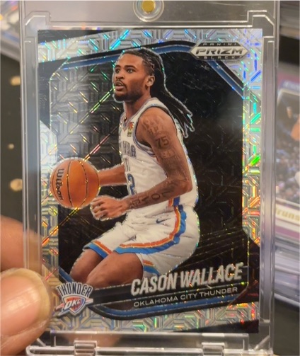 2024-25 Panini Prizm Black #20 Cason Wallace — front