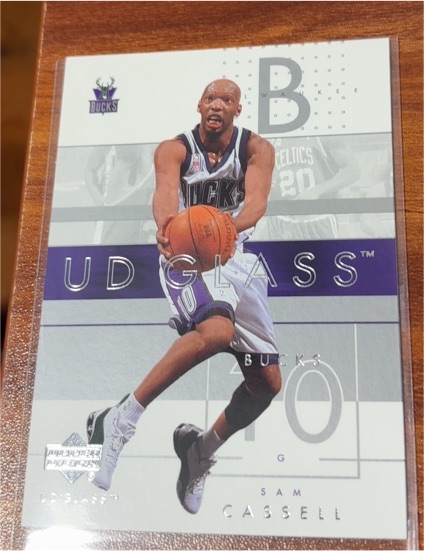 2002-03 UD Glass #45 Sam Cassell — front