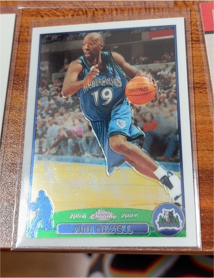 2003-04 Topps Chrome #40 Sam Cassell — front