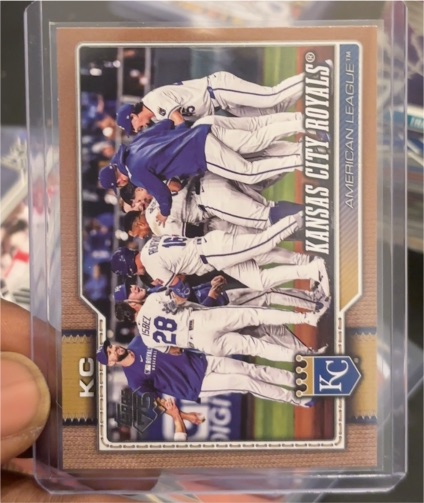 2026 Topps #34 Kansas City Royals — front