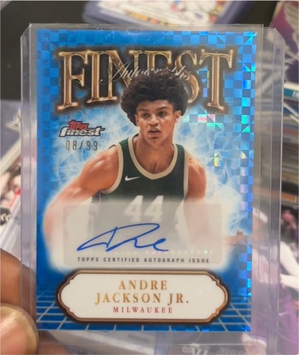 2024 Topps Finest #08 Andre Jackson Jr. — front