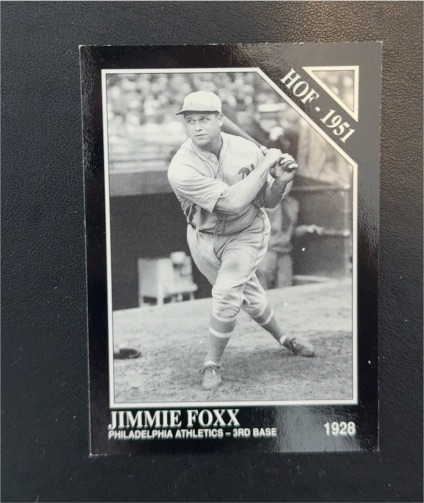 1991 The Sporting News Conlon Collection #2 Jimmie Foxx — front