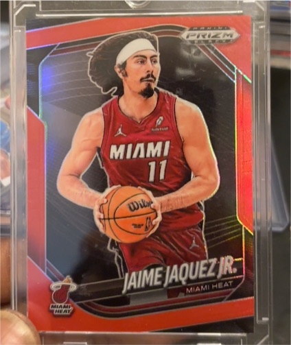 2024-25 Panini Prizm Black #155 Jaime Jaquez Jr. — front
