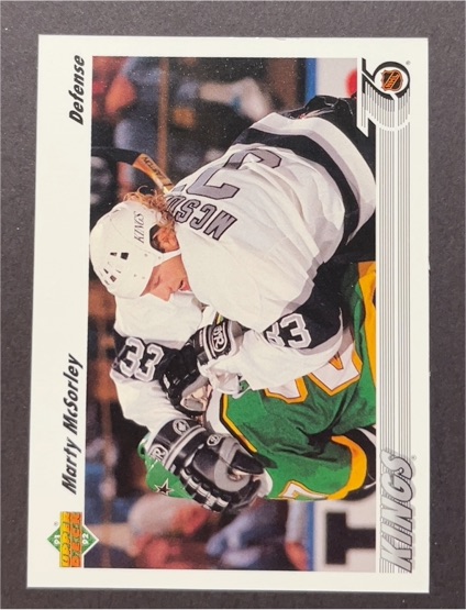 1991-92 Upper Deck #199 Marty McSorley — front