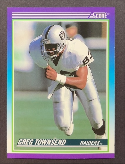 1990 Score #450 Greg Townsend — front