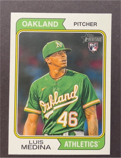 2023 Topps Heritage High Number #649 Luis Medina — front