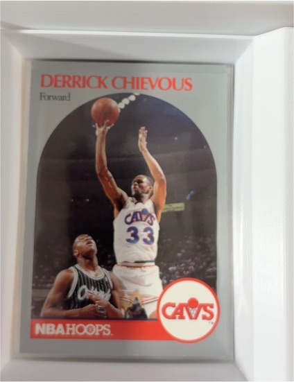 1990 Hoops #72 Derrick Chievous — front