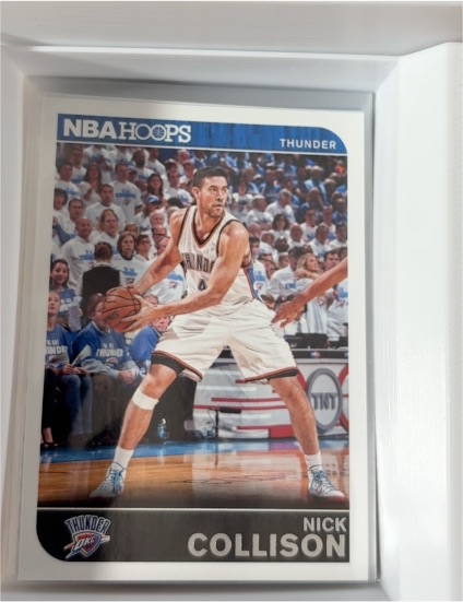 2015-16 Panini Hoops #76 Nick Collison Oklahoma City Thunder — front