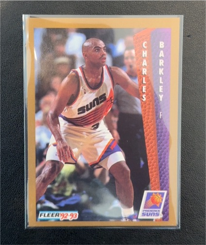 1992-93 Fleer #411 Charles Barkley Phoenix Suns — front