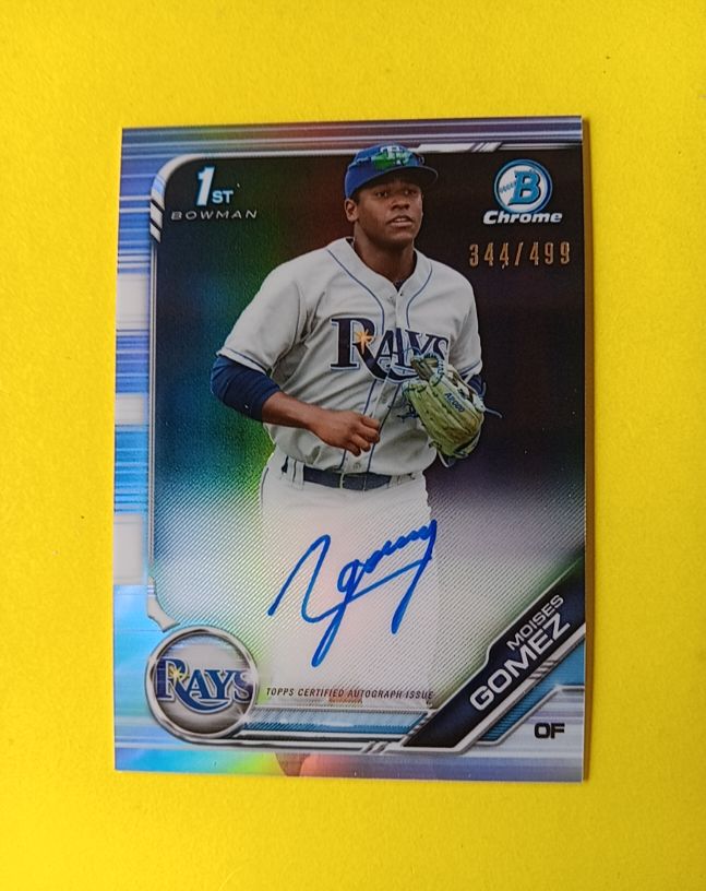 2019 Bowman Chrome #CPA-MG Moises Gomez — front