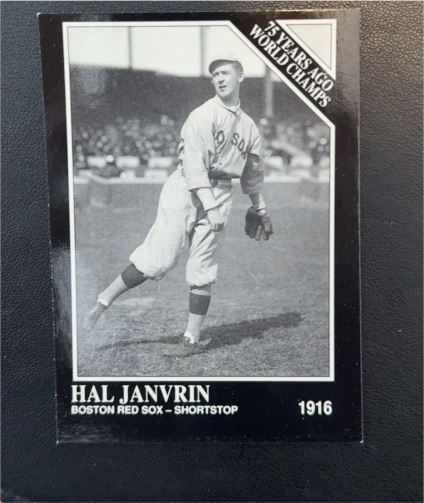 1991 Conlon Collection #144 Hal Janvrin Boston Red Sox — front