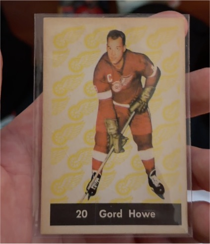 1961-62 Parkhurst #20 Gordie Howe — front