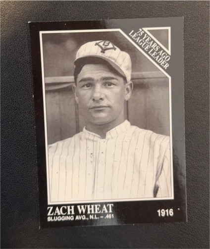 1991 Conlon Collection #164 Zach Wheat — front