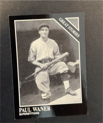 1991 The Sporting News Conlon Collection #167 Paul Waner — front
