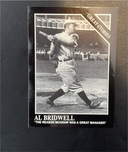 1991 Conlon Collection #170 Al Bridwell — front