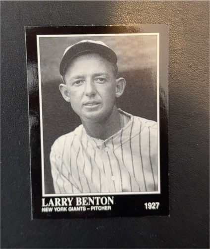 1991 The Sporting News Conlon Collection #182 Larry Benton — front