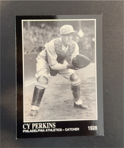 1991 The Sporting News Conlon Collection #185 Cy Perkins — front