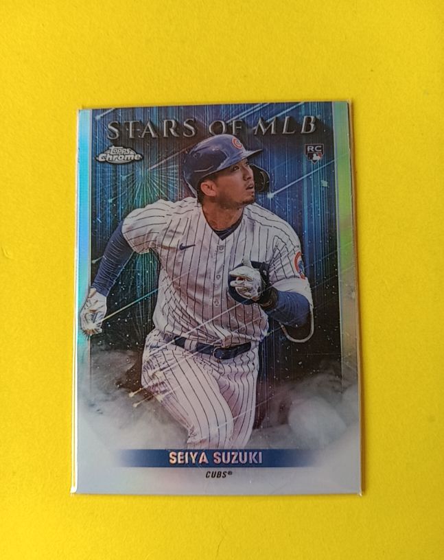 2022 Topps Chrome Stars of MLB #SMLBC-88 Seiya Suzuki — front