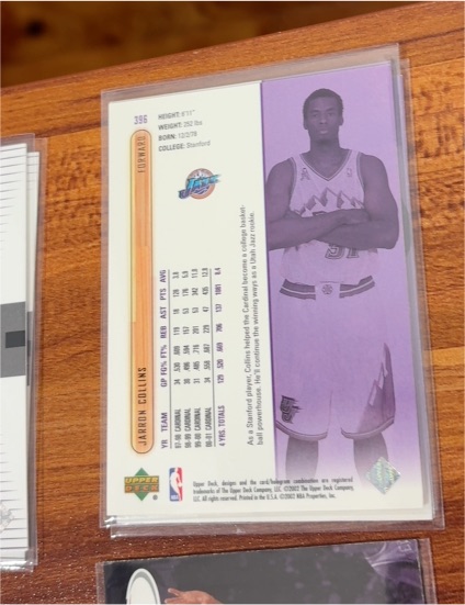 1996-97 Upper Deck #356 Jarron Collins — front