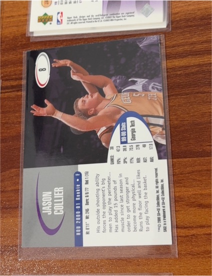 2000 Upper Deck Collector's Choice #8 Jason Collier — front