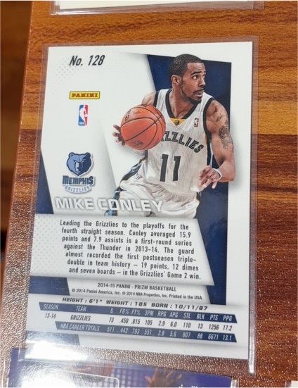 2014-15 Panini Prizm #128 Mike Conley — front