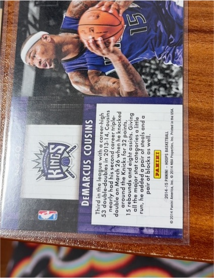2014 Panini Hoops #105 DeMarcus Cousins — front