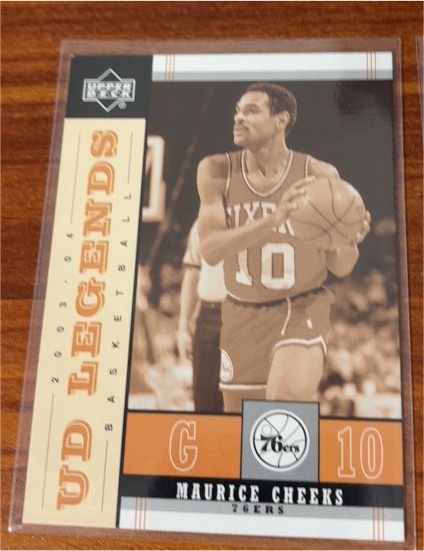 2003-04 Upper Deck Legends #66 Maurice Cheeks — front